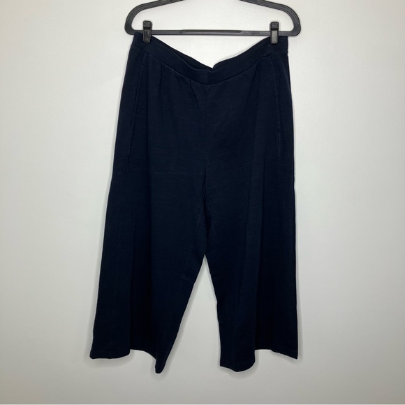 NWT J. JILL Full Leg Cropped Navy Pants XL - Picture 1 of 5